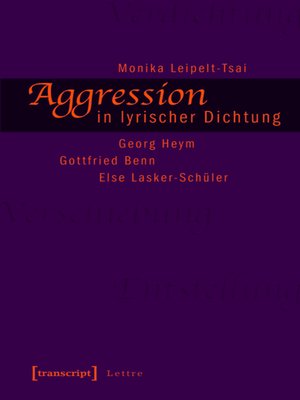 cover image of Aggression in lyrischer Dichtung